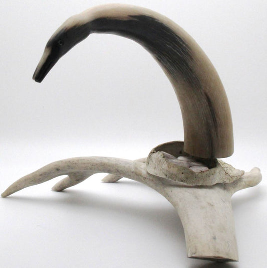 Musk Ox Crane On Nest