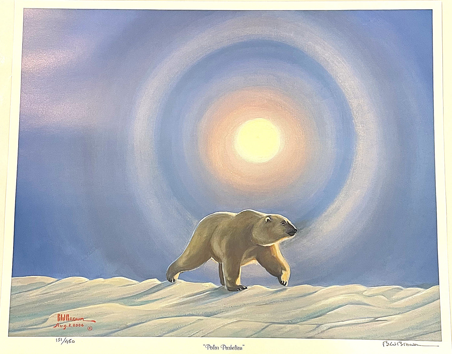 "Polar Parhelion" Limited Edition Prints - Bern Will Brown