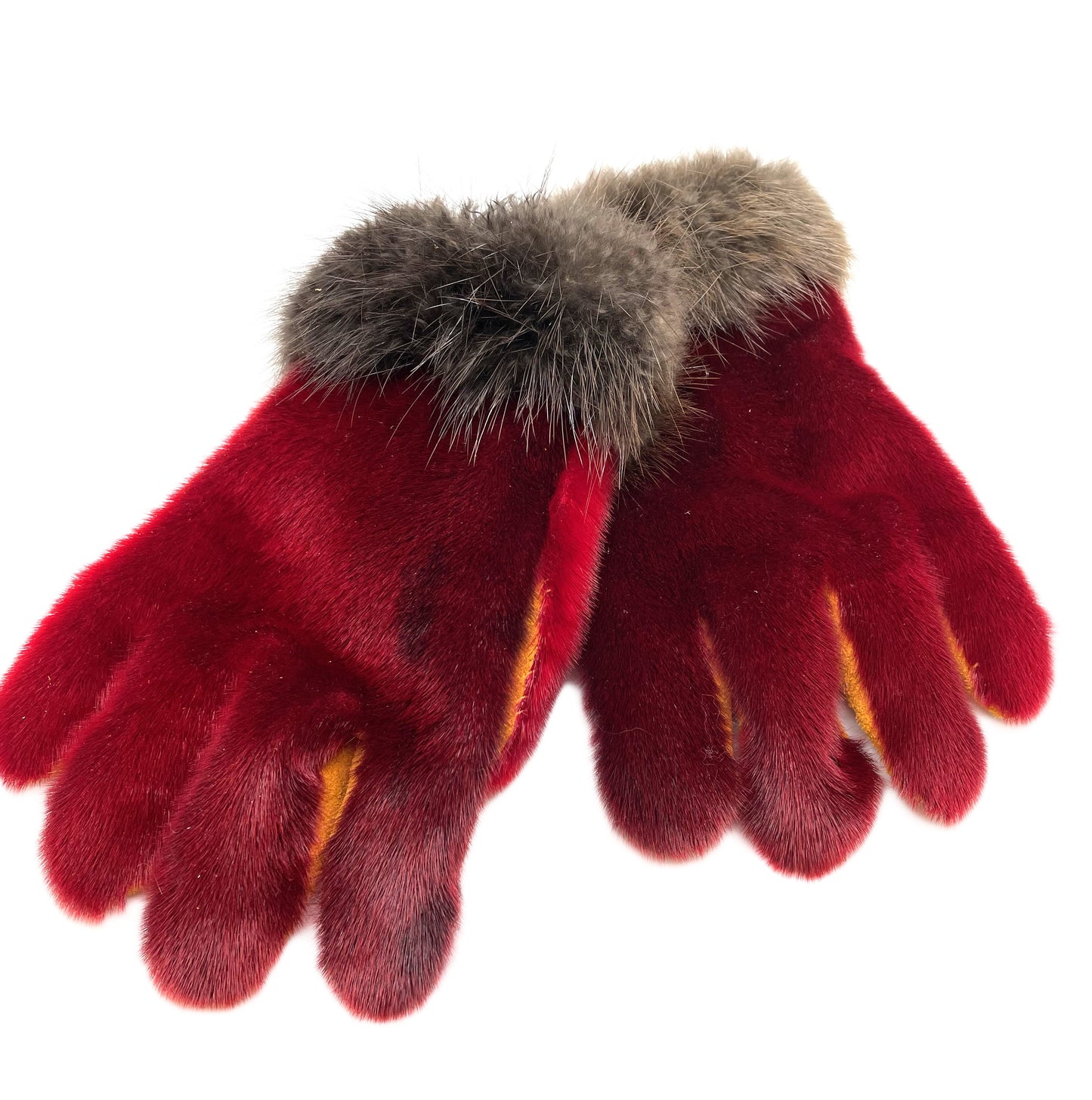 Red Harp Sealskin Gloves
