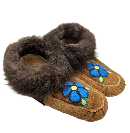 CHILDERN'S MOOSEHIDE SLIPPERS