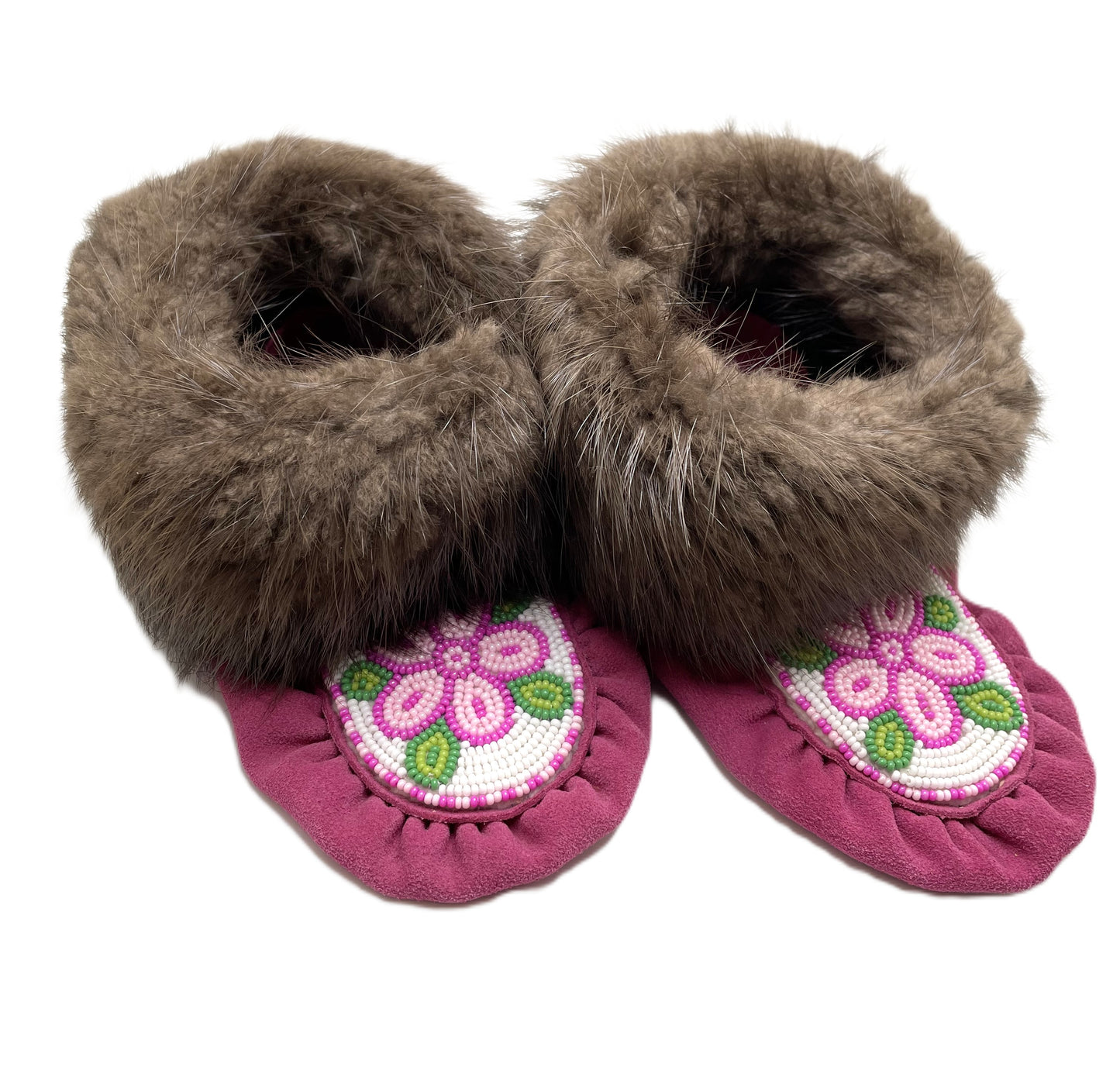 CHILDERNS BEAVER TRIM SLIPPERS