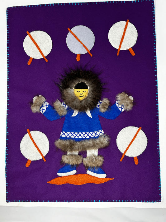 Drum dancer Wall Tapestry