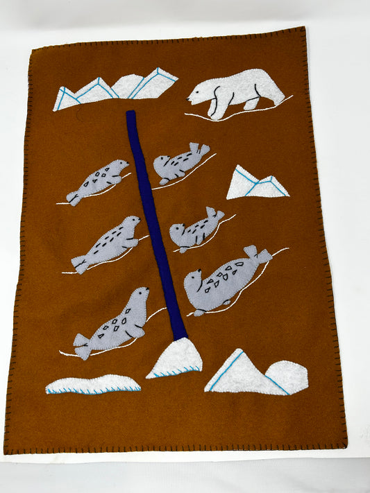 Seal Hunt Wall Tapestry