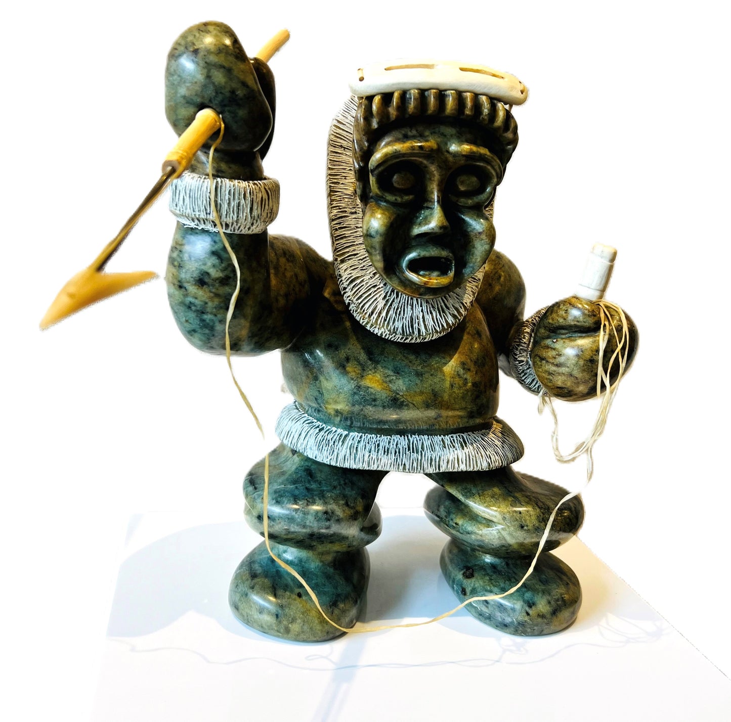 Hunter with Spear and Club