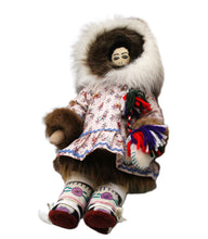 Load image into Gallery viewer, Hand Made Inuit Doll

