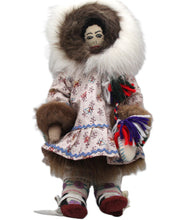Load image into Gallery viewer, Hand Made Inuit Doll
