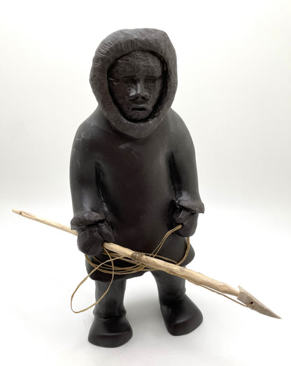 INUIT HUNTER WITH SPEAR