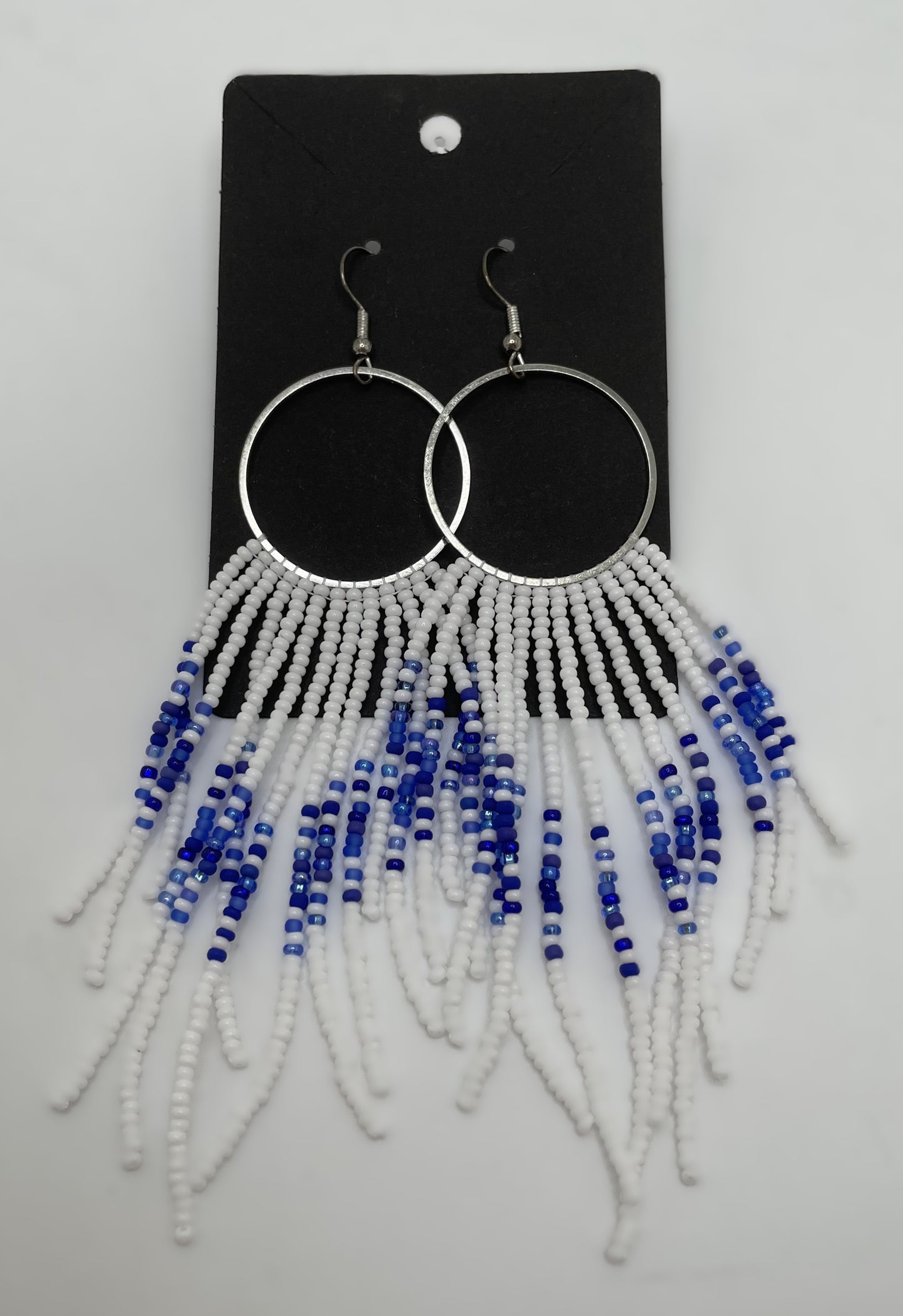 Circle Beaded Earrings