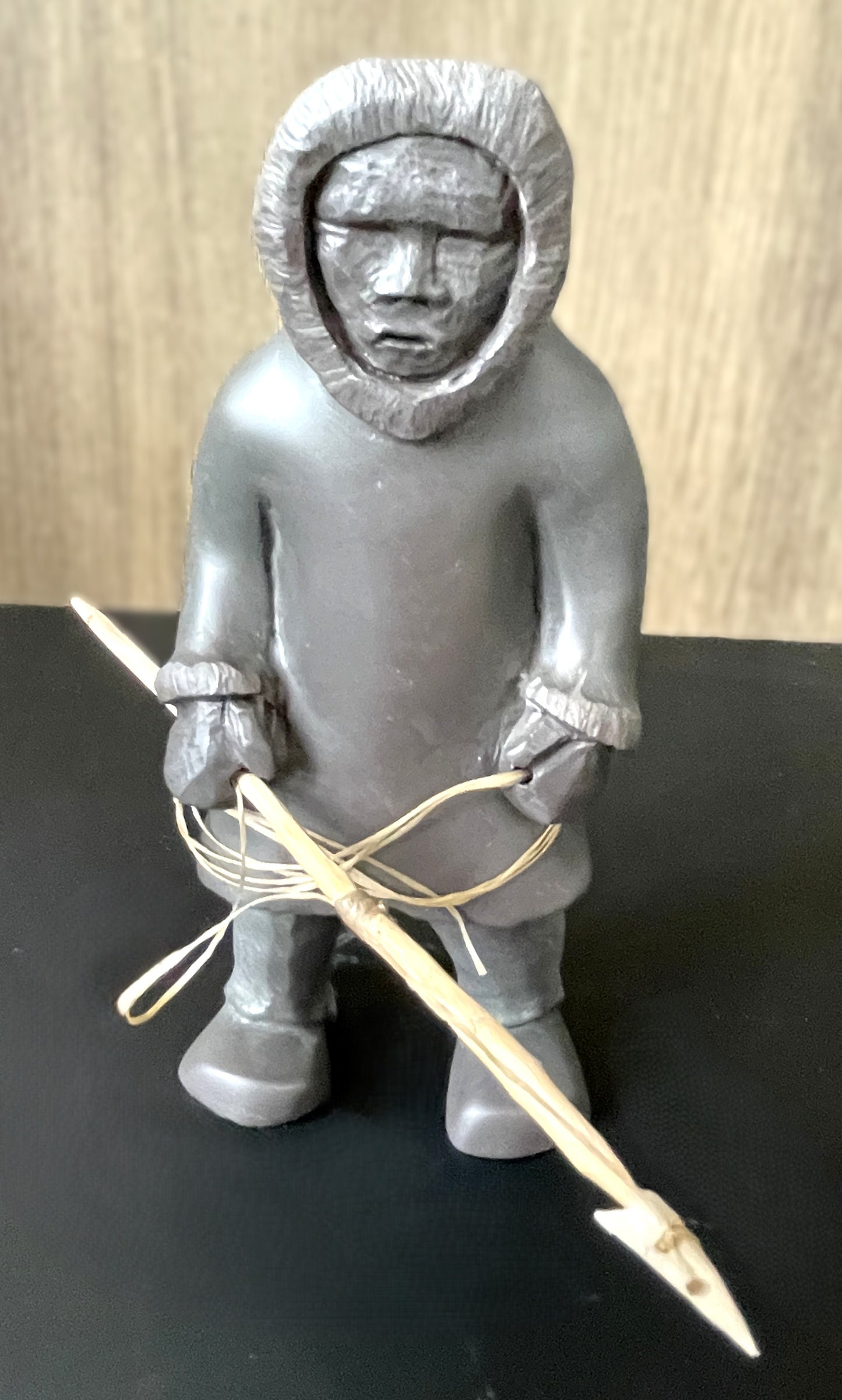 INUIT HUNTER WITH SPEAR